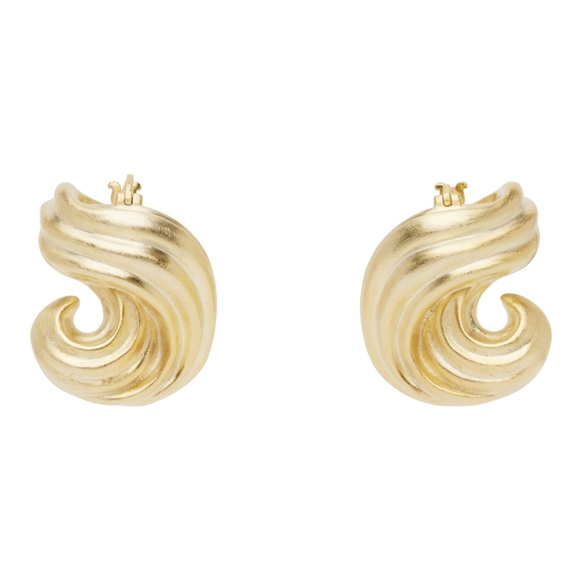 YUHAN WANG Gold Hair Earrings - Picture 1 of 8